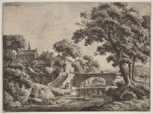 A Wooden and a Stone Bridge