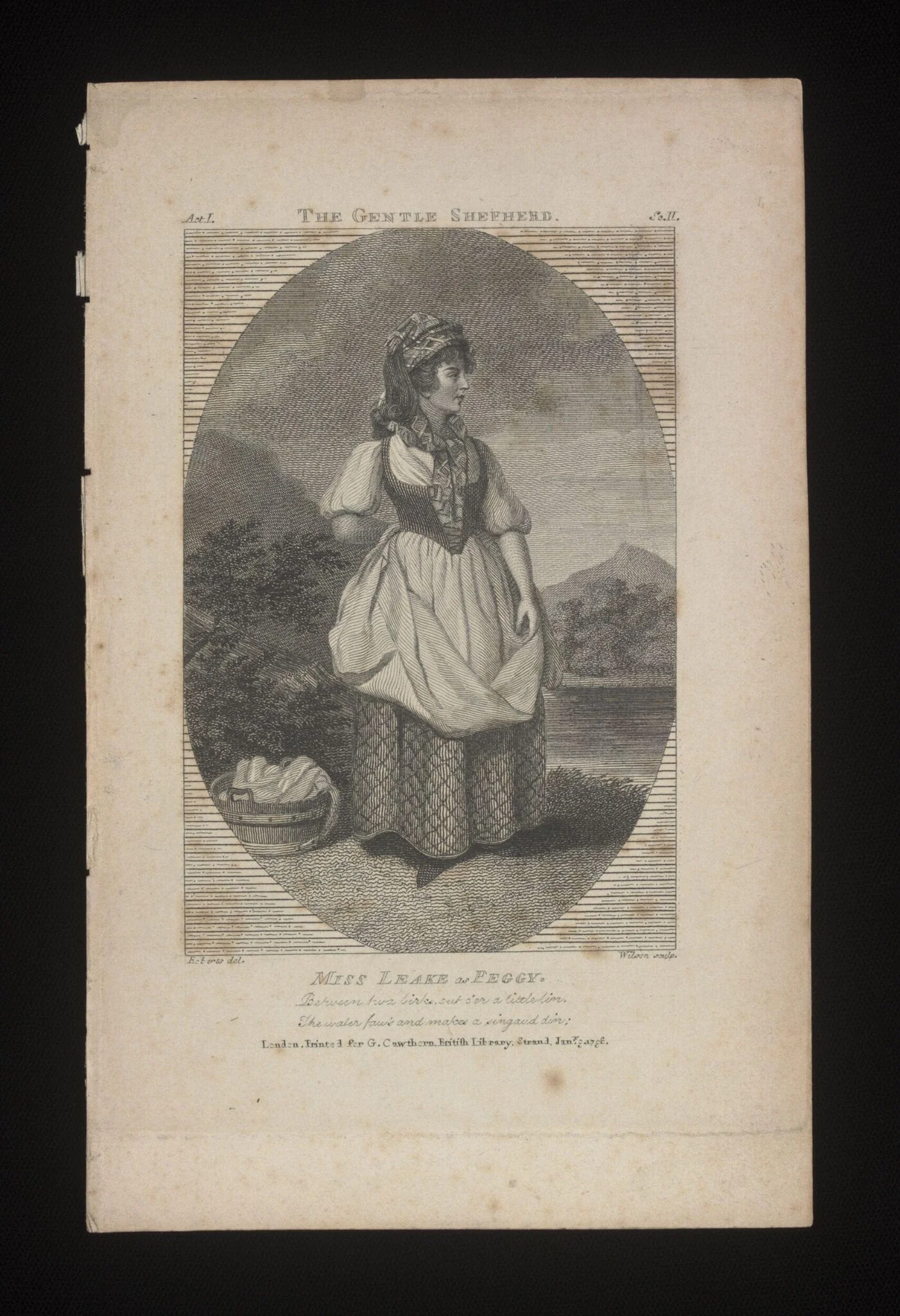 Miss Leake as Peggy