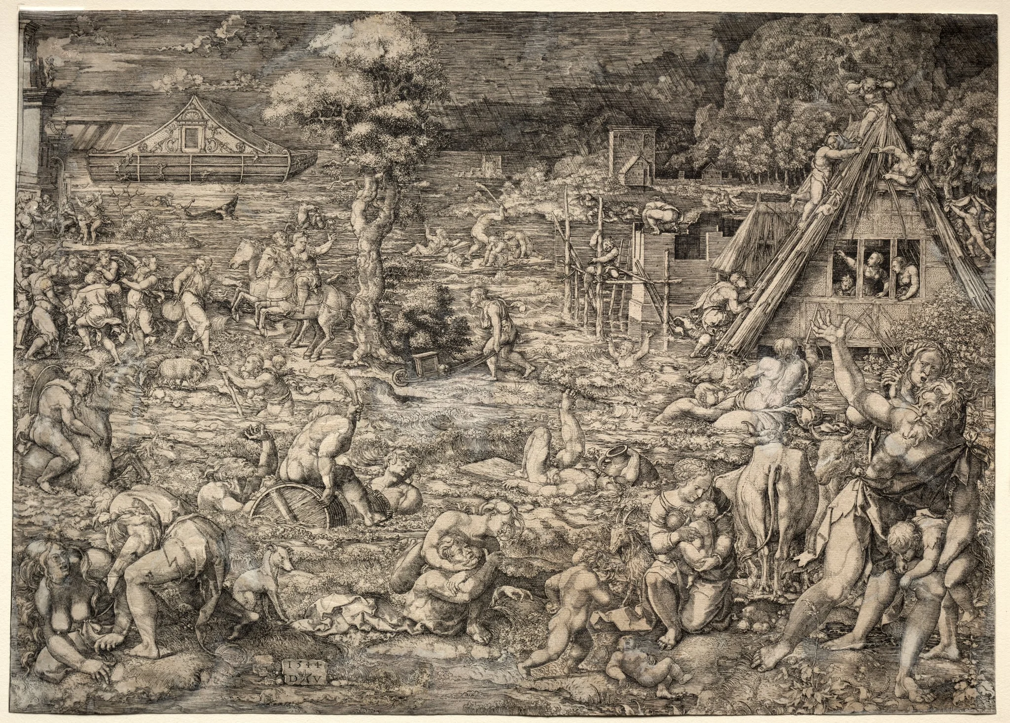 The Deluge, by Dirck Vellert, 1544