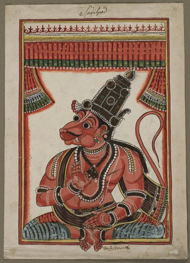Sugriva, by Unknown, unspecified, 1720