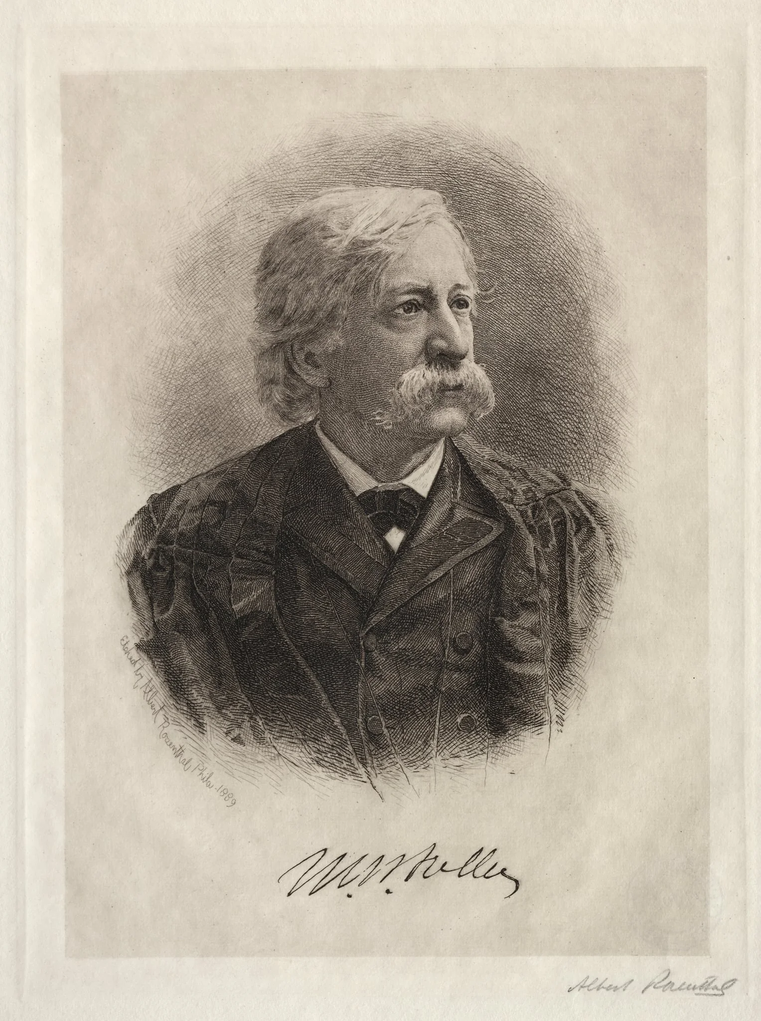 M. W. Fuller, by Albert Rosenthal, 1889