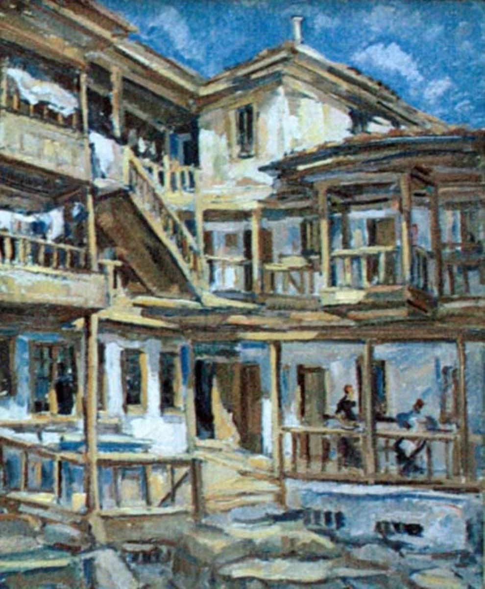Hanul Pașalâcu, by Nicolae Dărăscu, unspecified, 1923