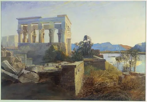 The Island of Philae with the Kiosk