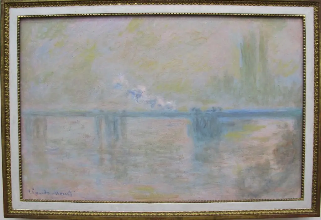 Charing Cross Bridge (overcast day), 1900