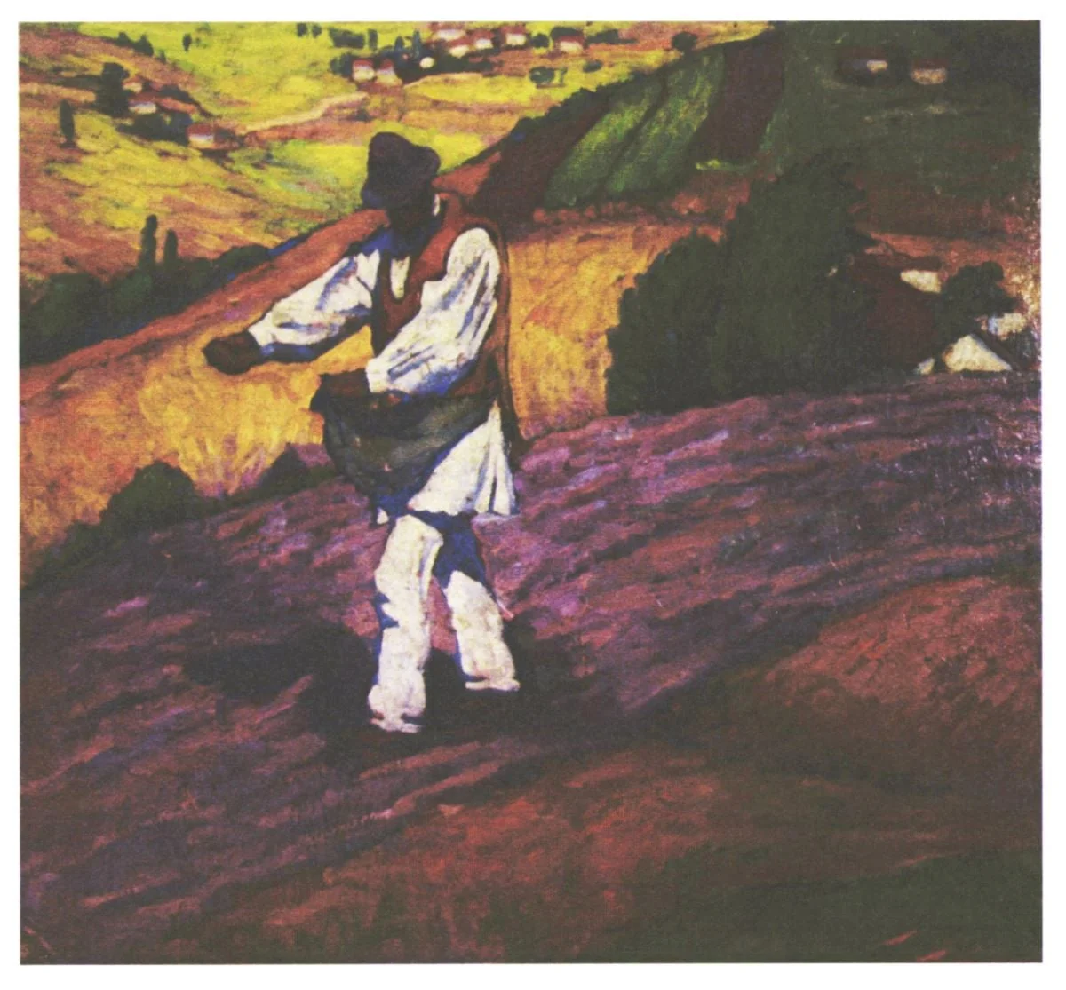 Țăran semănând, by Camil Ressu, unspecified