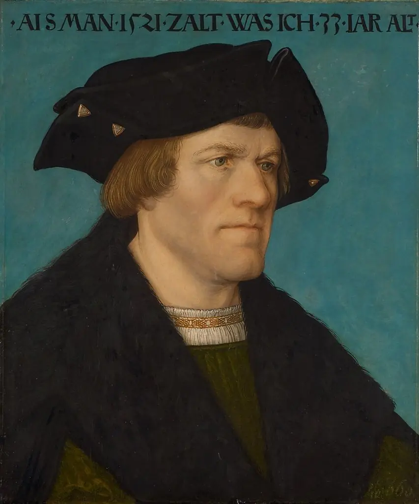 Portrait of a beardless man