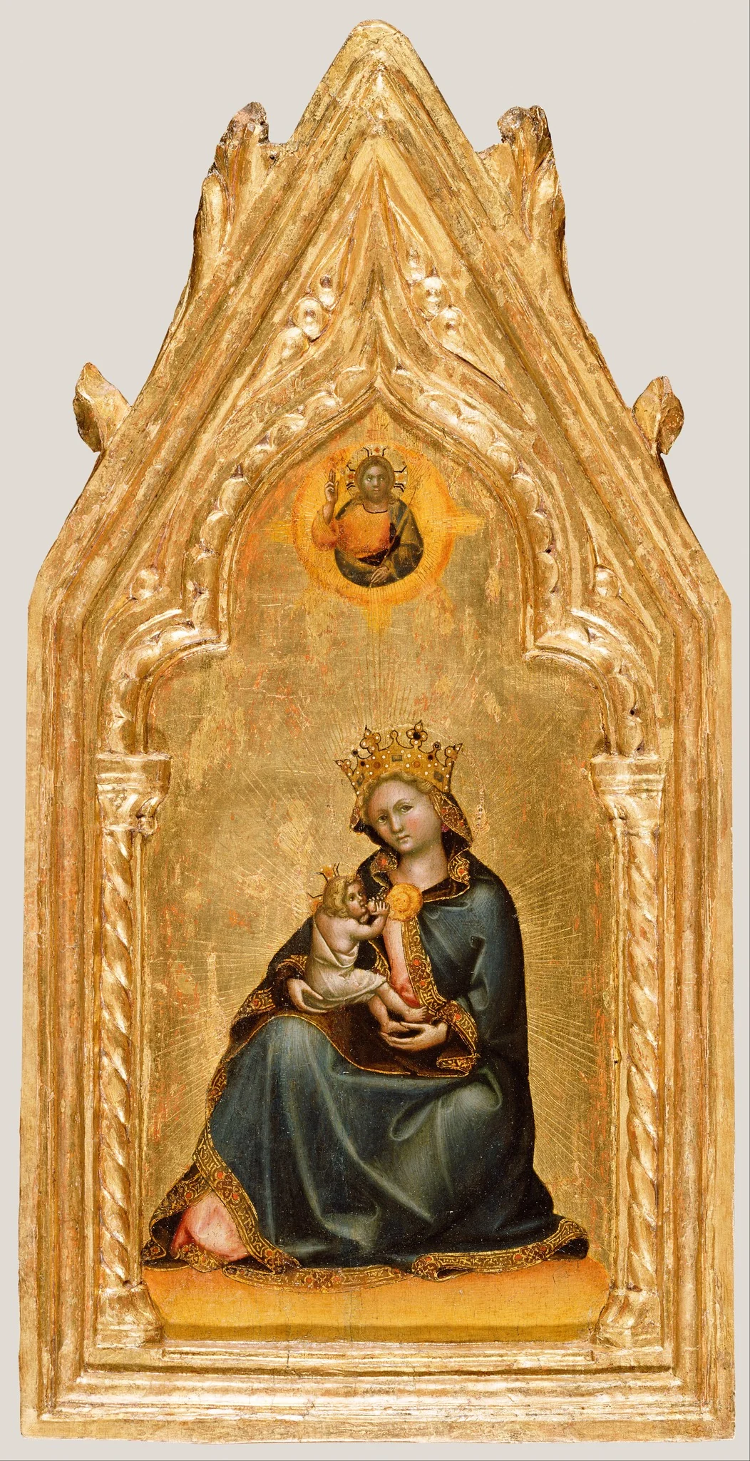 Madonna of Humility, by Guariento di Arpo, unspecified, 1345