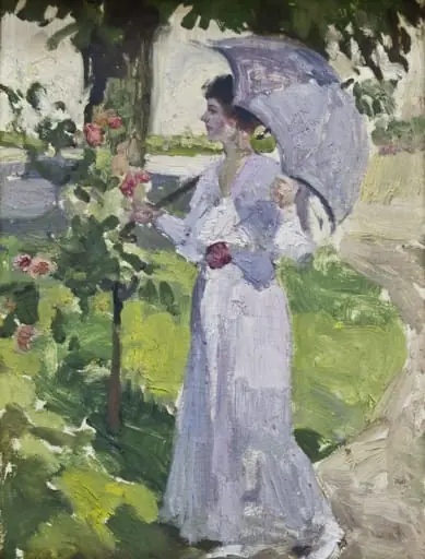 Femeie cu umbrelă