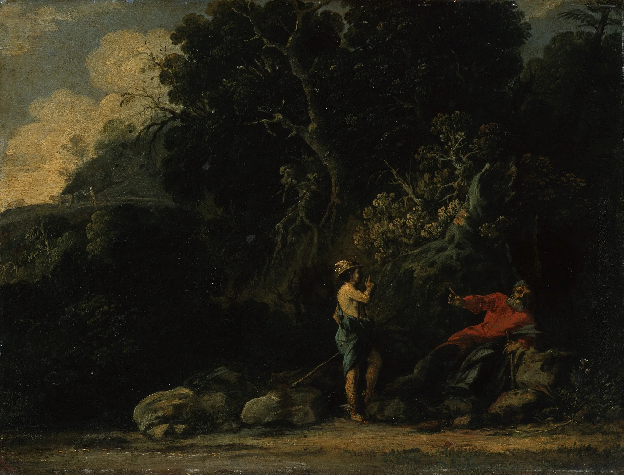 Forest Landscape with Mercury and Battus