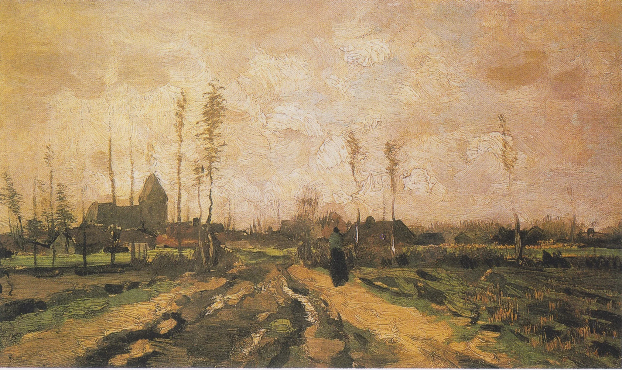 Landscape with Church and Houses
