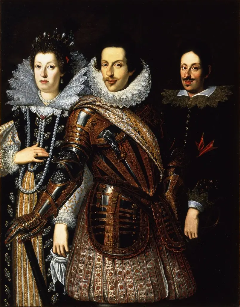 Cosimo II de’ Medici with his wife, Maria Maddalena of Austria and their son, Ferdinando II