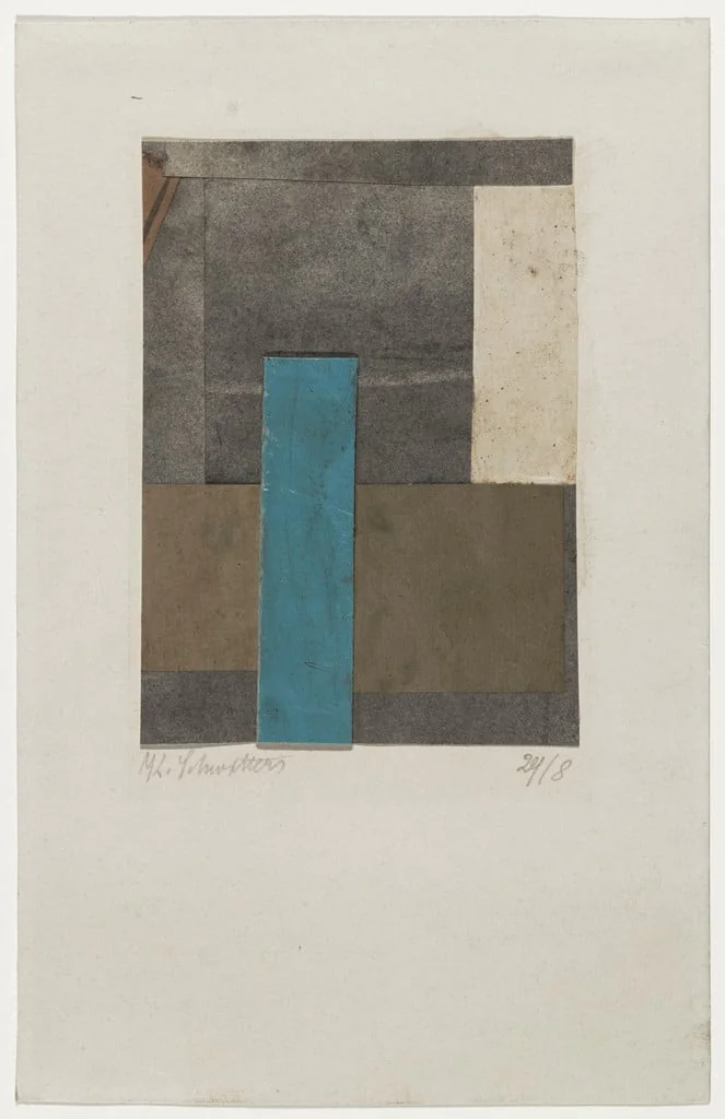 Untitled, by Kurt Schwitters, paint, 1929
