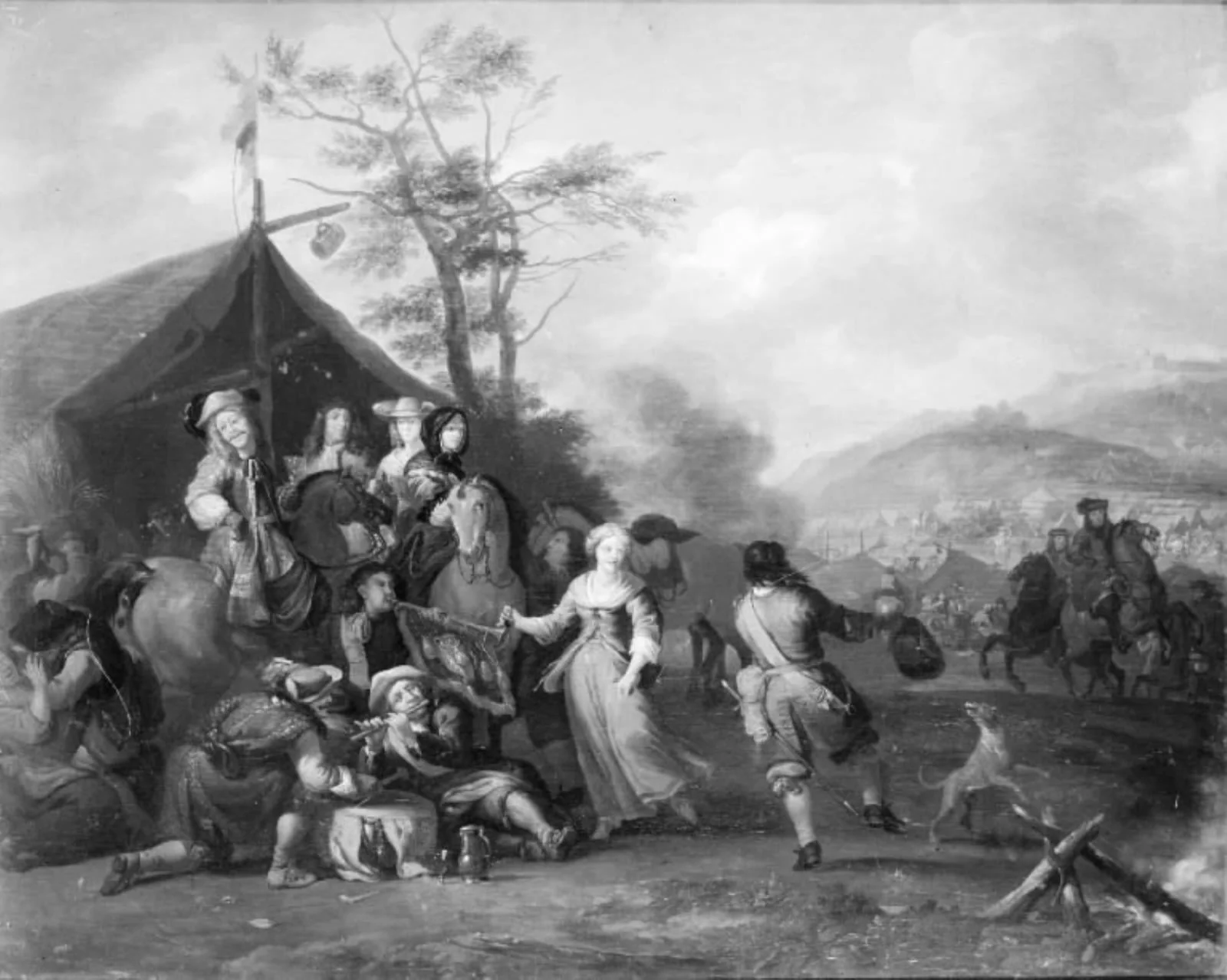 A Camp, by Unknown, 1750