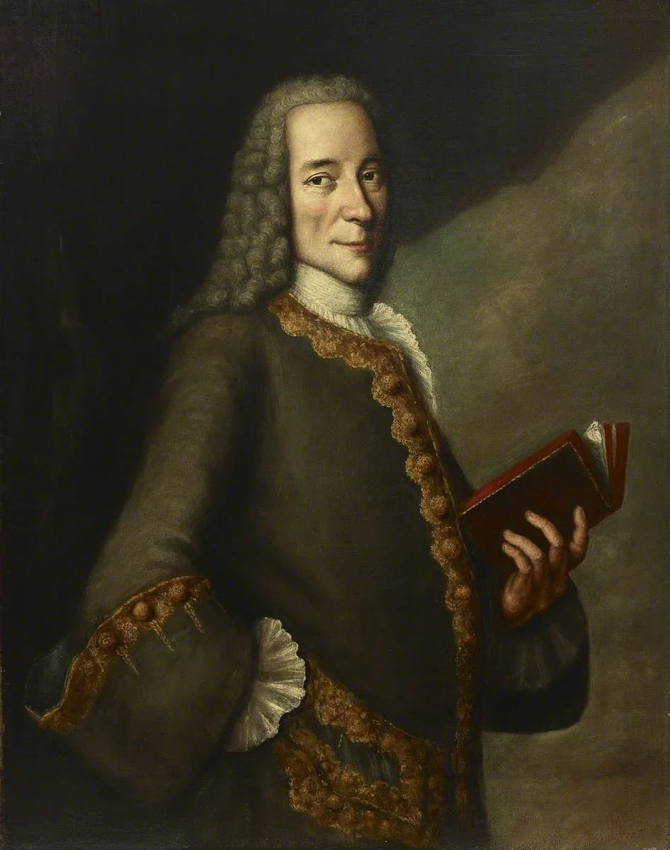 'Voltaire' (François-Marie Arouet) (1694–1778), by Theodore Gardelle, oil, 1751