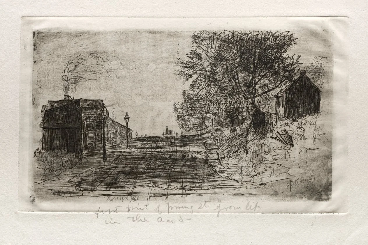 Spring Street, by Otto Henry Bacher, 1878