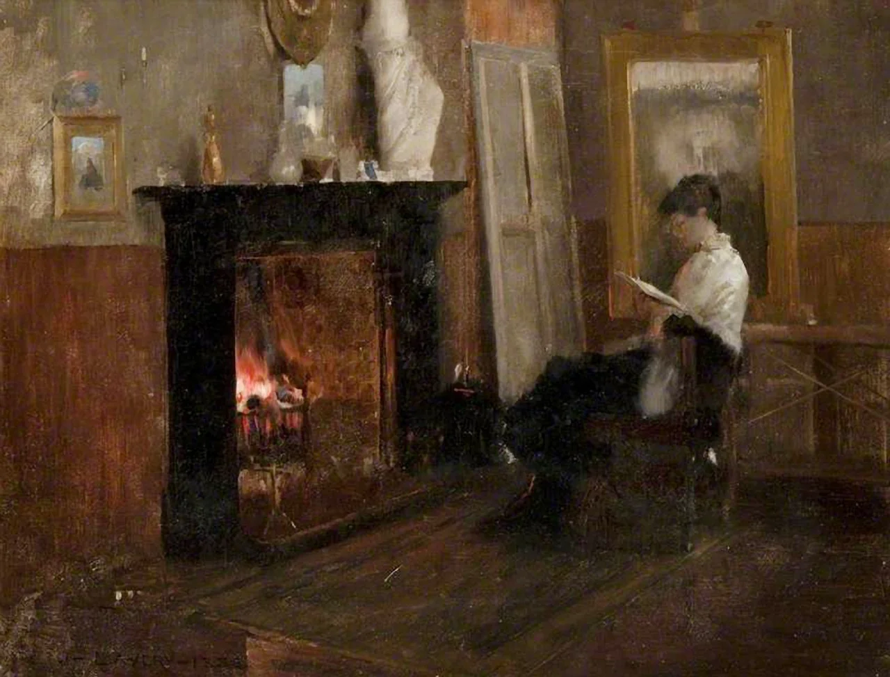 A Quiet Day in the Studio