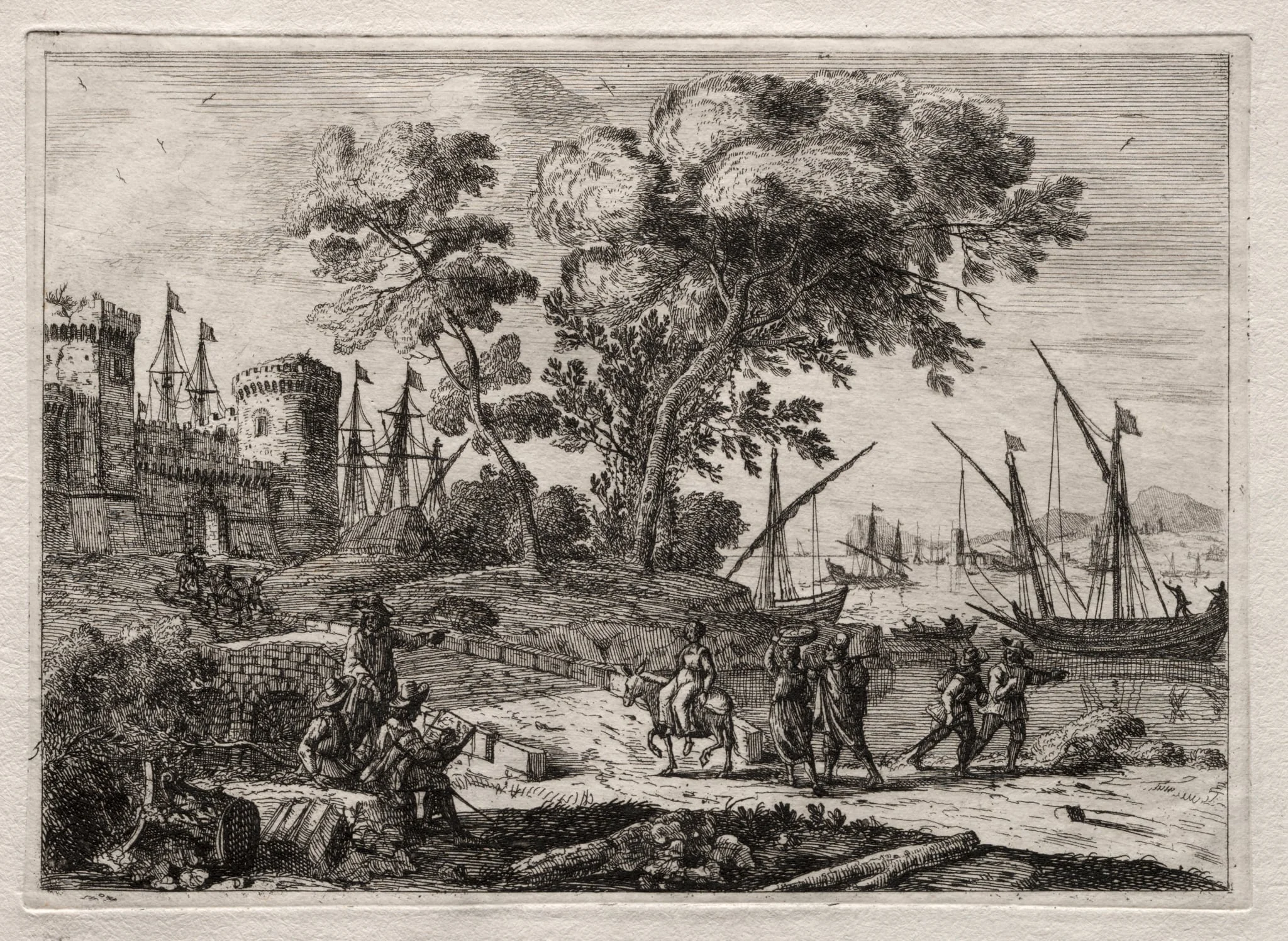 The Draughtsman, by Claude Lorrain, 1650