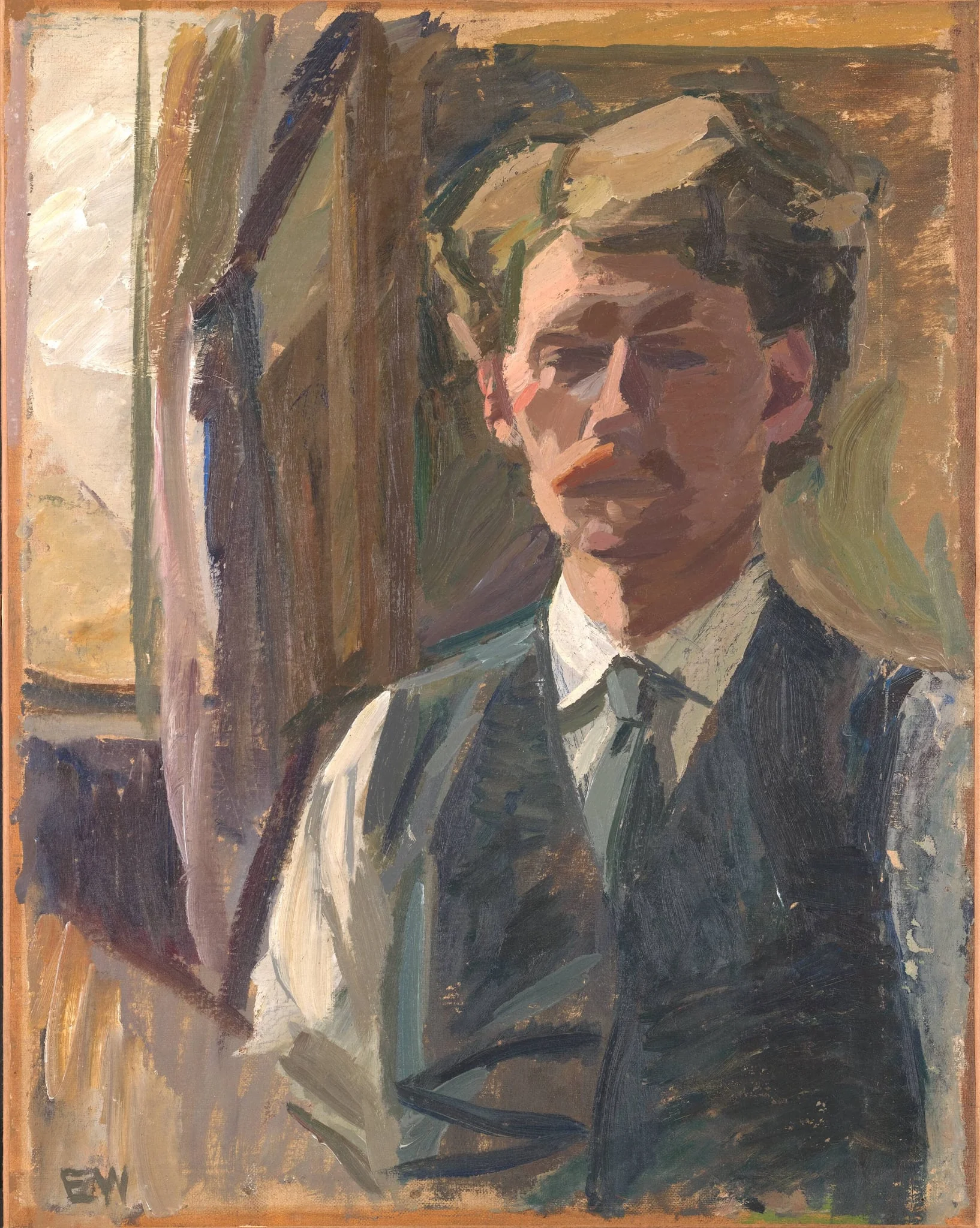 Self-Portrait, by Unknown, unspecified, 1915