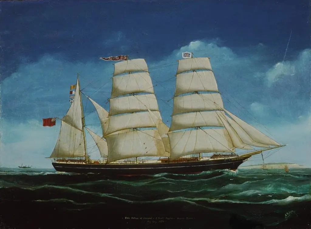 'King Arthur' schooner, Liverpool