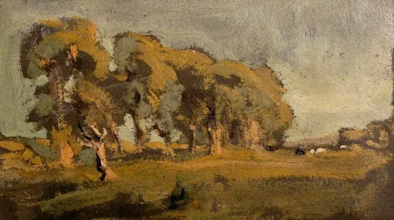 Hedgerow and Trees