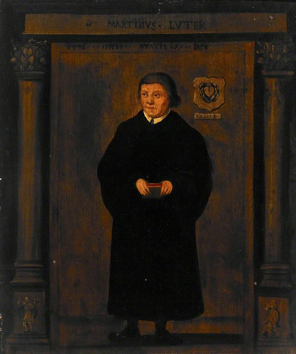 Martin Luther (1483–1546), Aged 63, by Unknown, oil, 1546