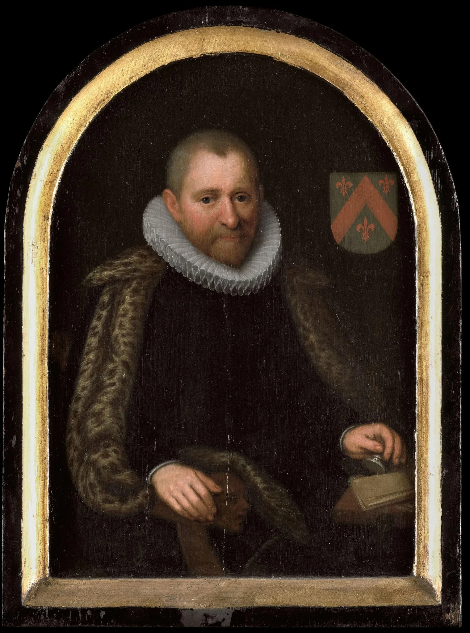Portrait of Gerrit Willemsz van Schoterbosch (c. 1538-1611), by Unknown, unspecified, 1620