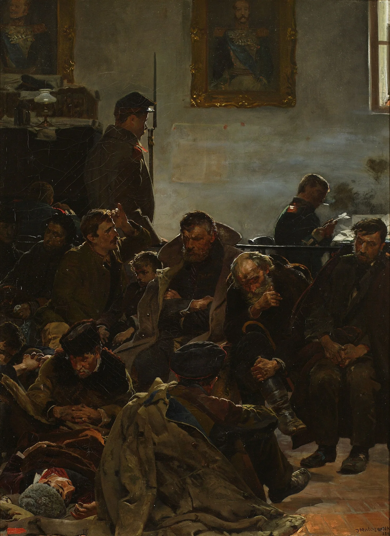 On the way to exile (Convicts on the way to Siberia)