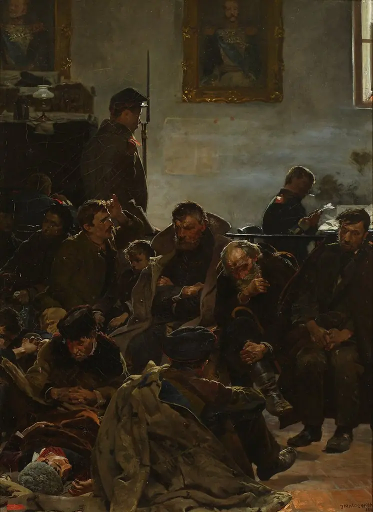 On the way to exile (Convicts on the way to Siberia)