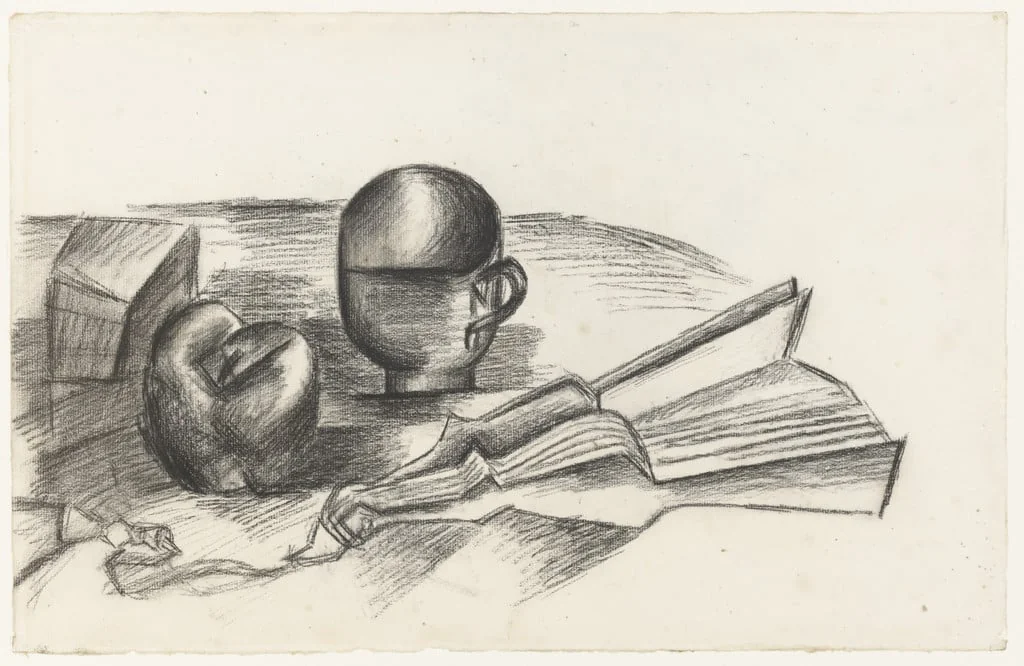 Untitled, by Pablo Picasso, charcoal, 1910