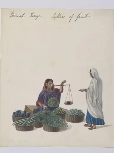 A Vegetable Seller