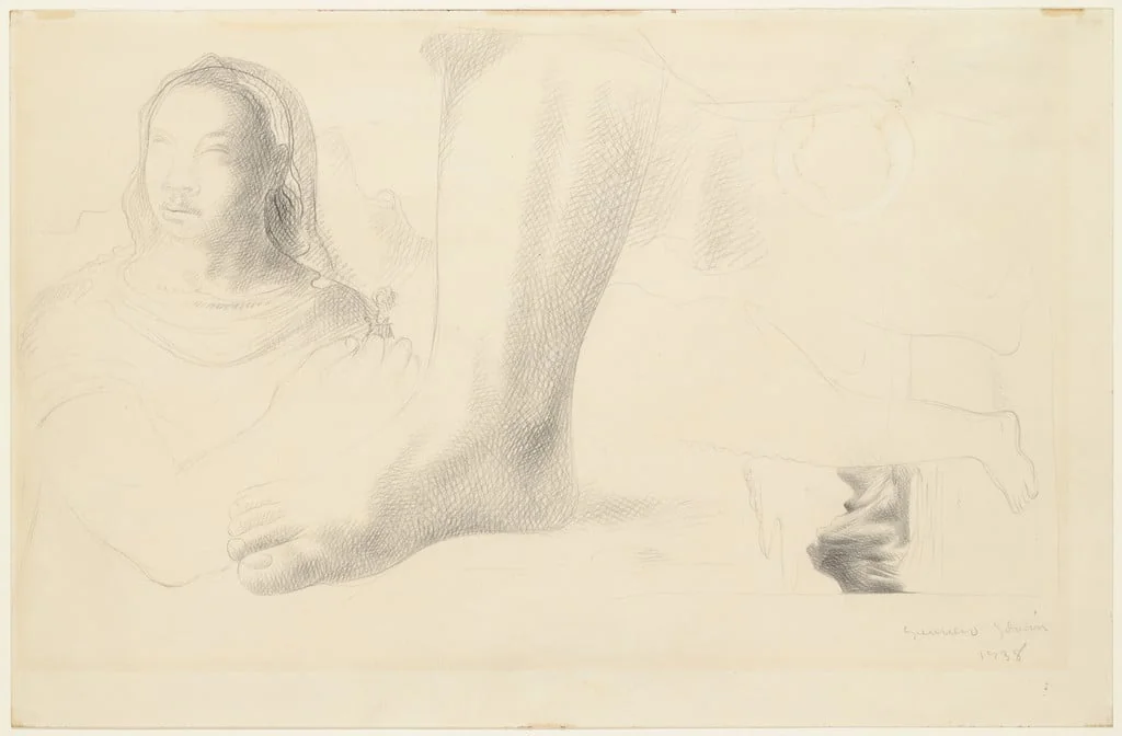 Untitled, by Jesús Guerrero Galvan, graphite, 1938
