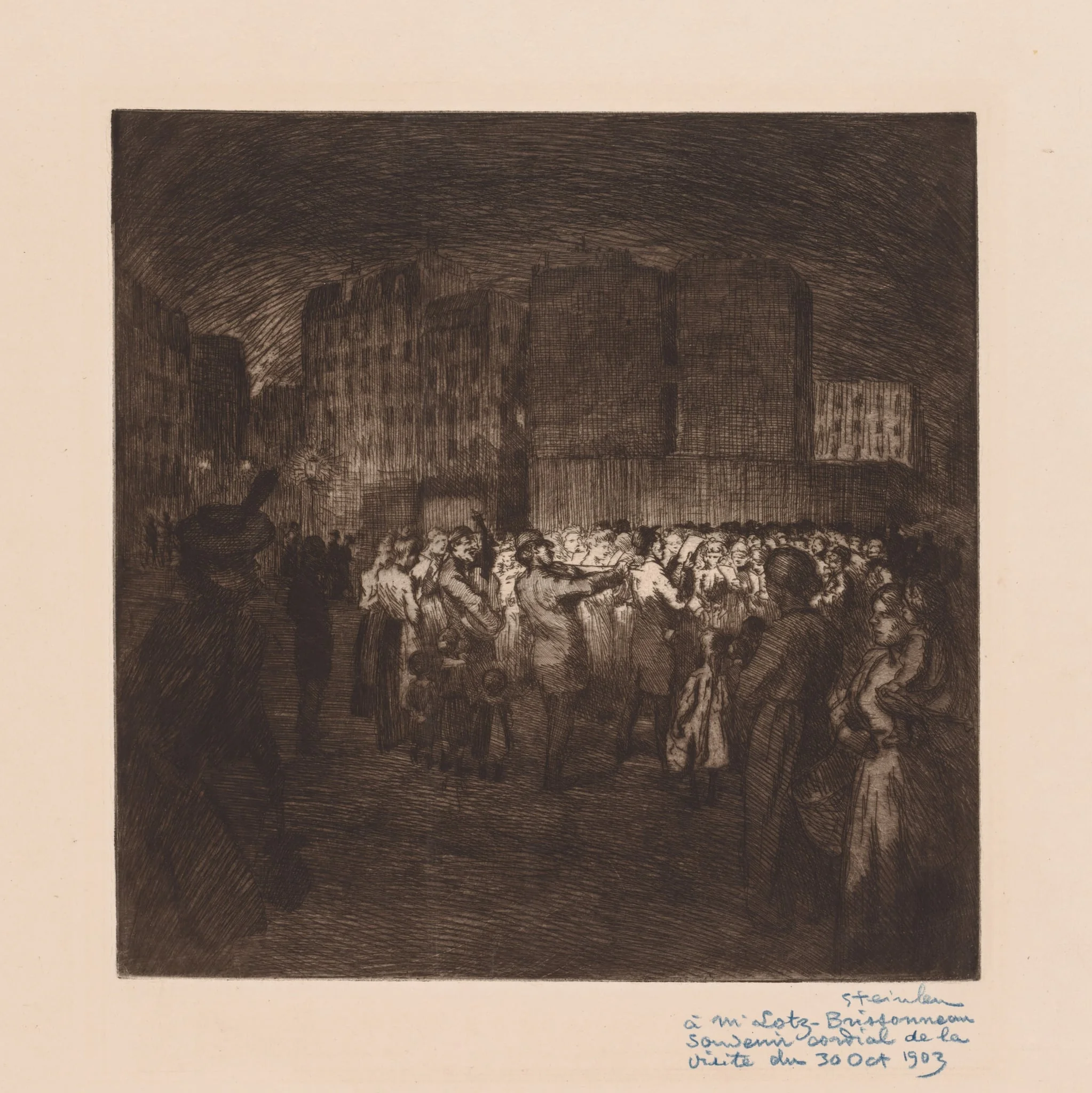 Little Street Singers, by Théophile Alexandre Steinlen, 1902