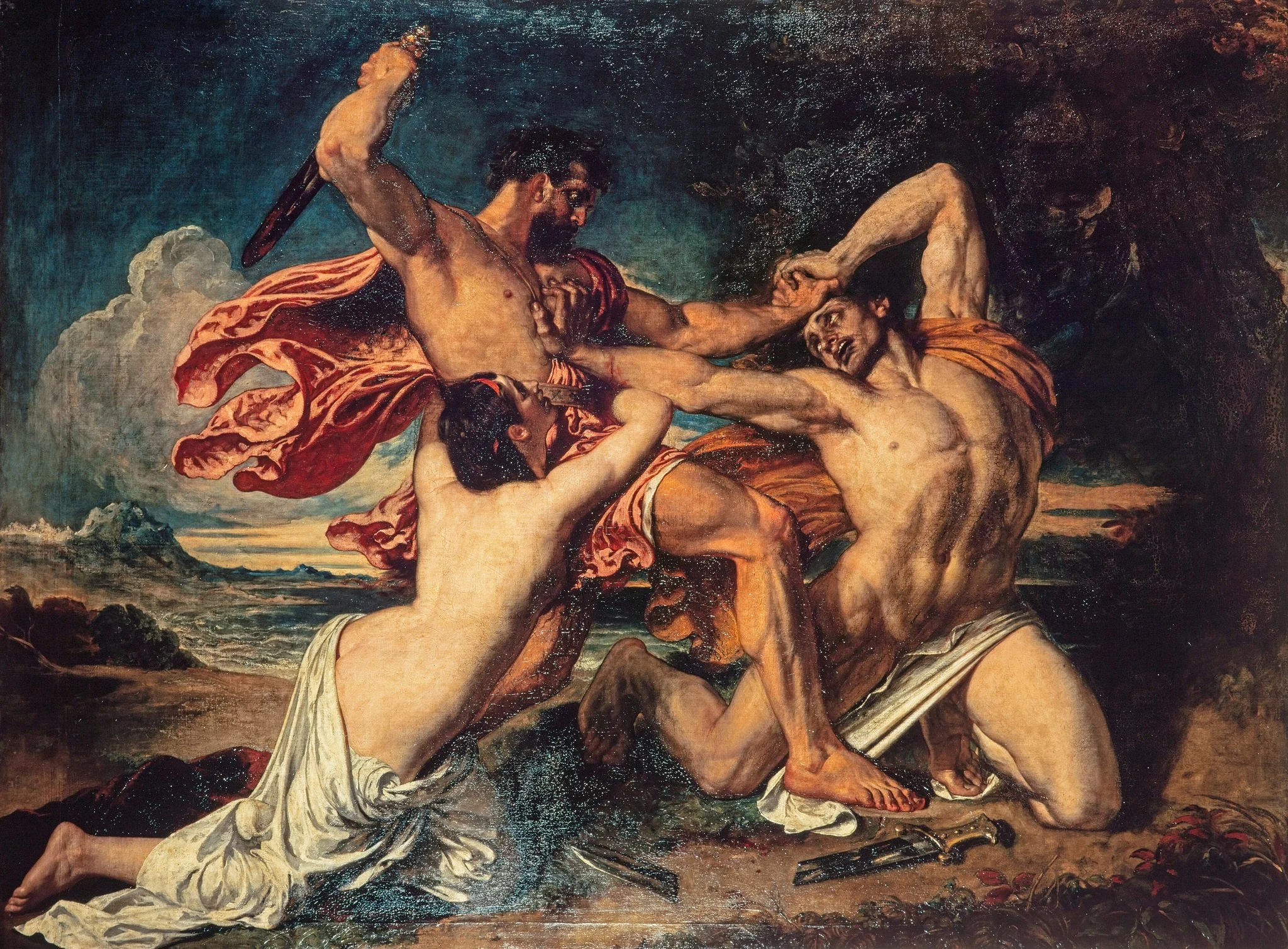 The Combat: Woman Pleading for the Vanquished