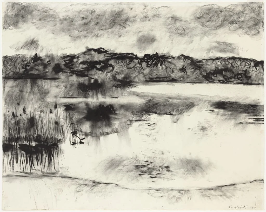 Untitled, by Sideo Fromboluti, charcoal, 1974