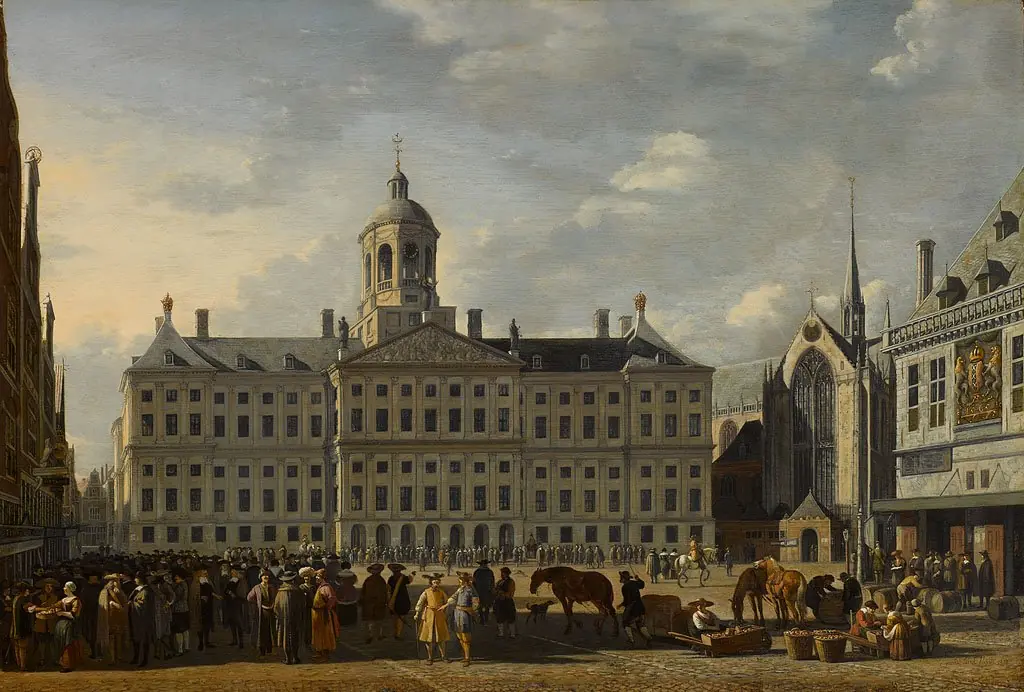 The Town Hall on the Dam in Amsterdam