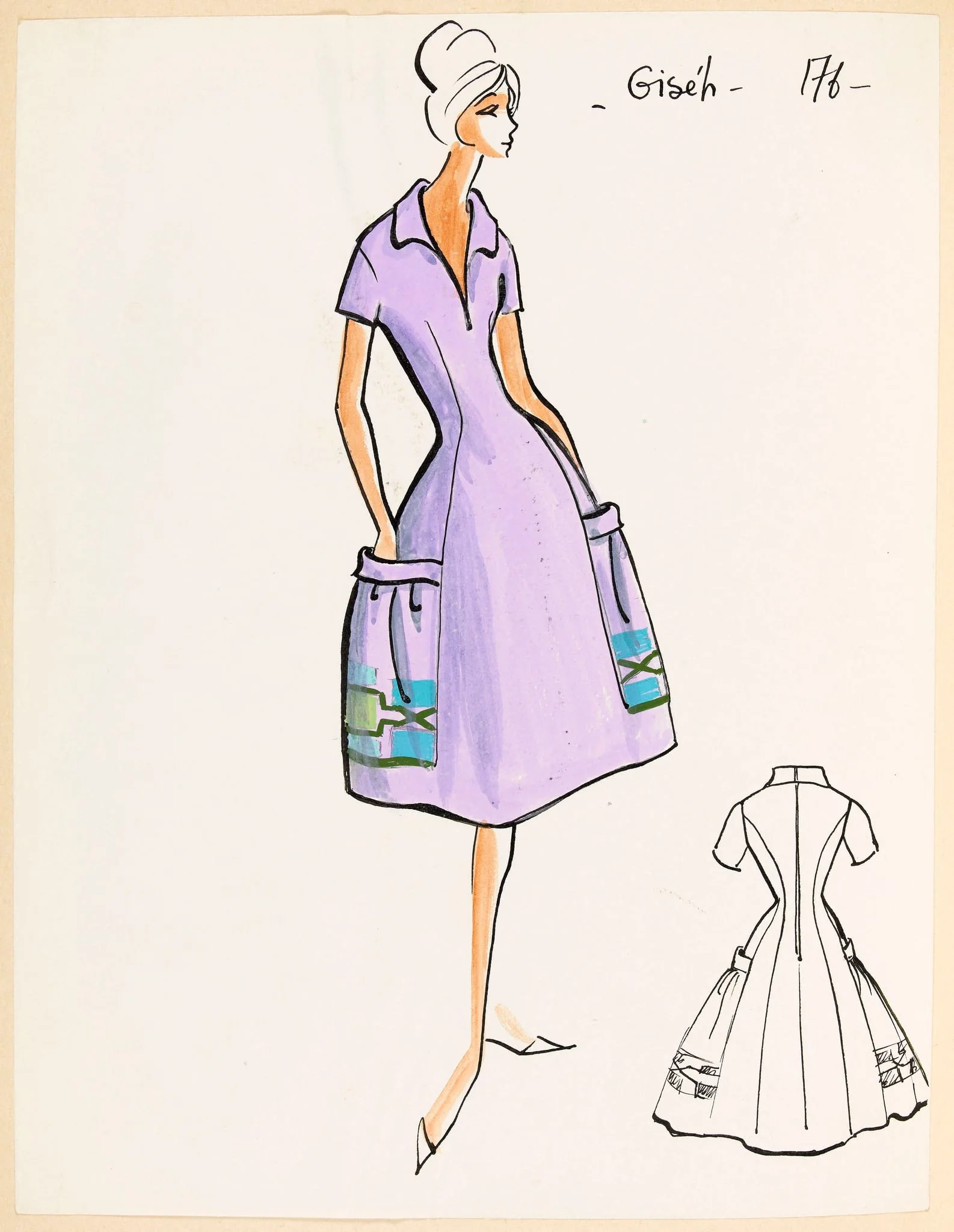 Giséh, by Carven, 1959