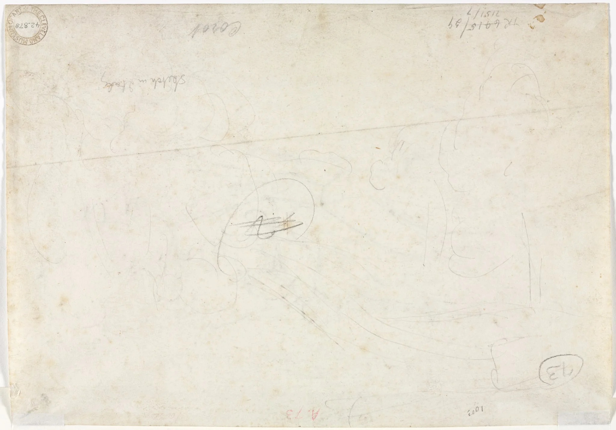 Sketch for a Landscape (verso)
