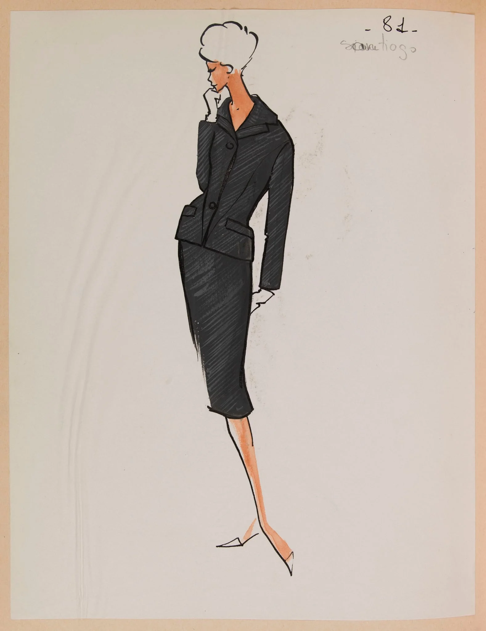 Santiago, by Marie-Louise Carven, 1958