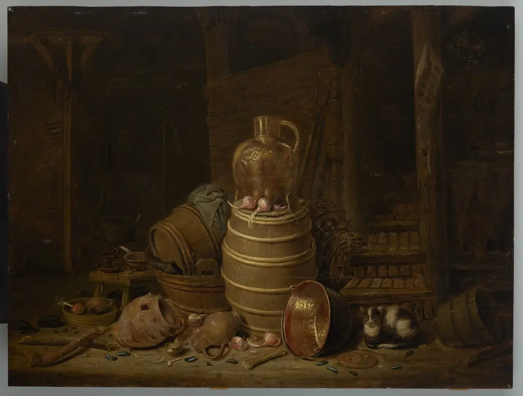Still Life with a Barrel