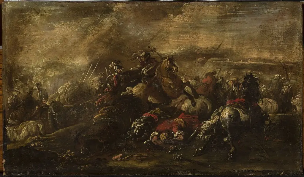 A battle scene