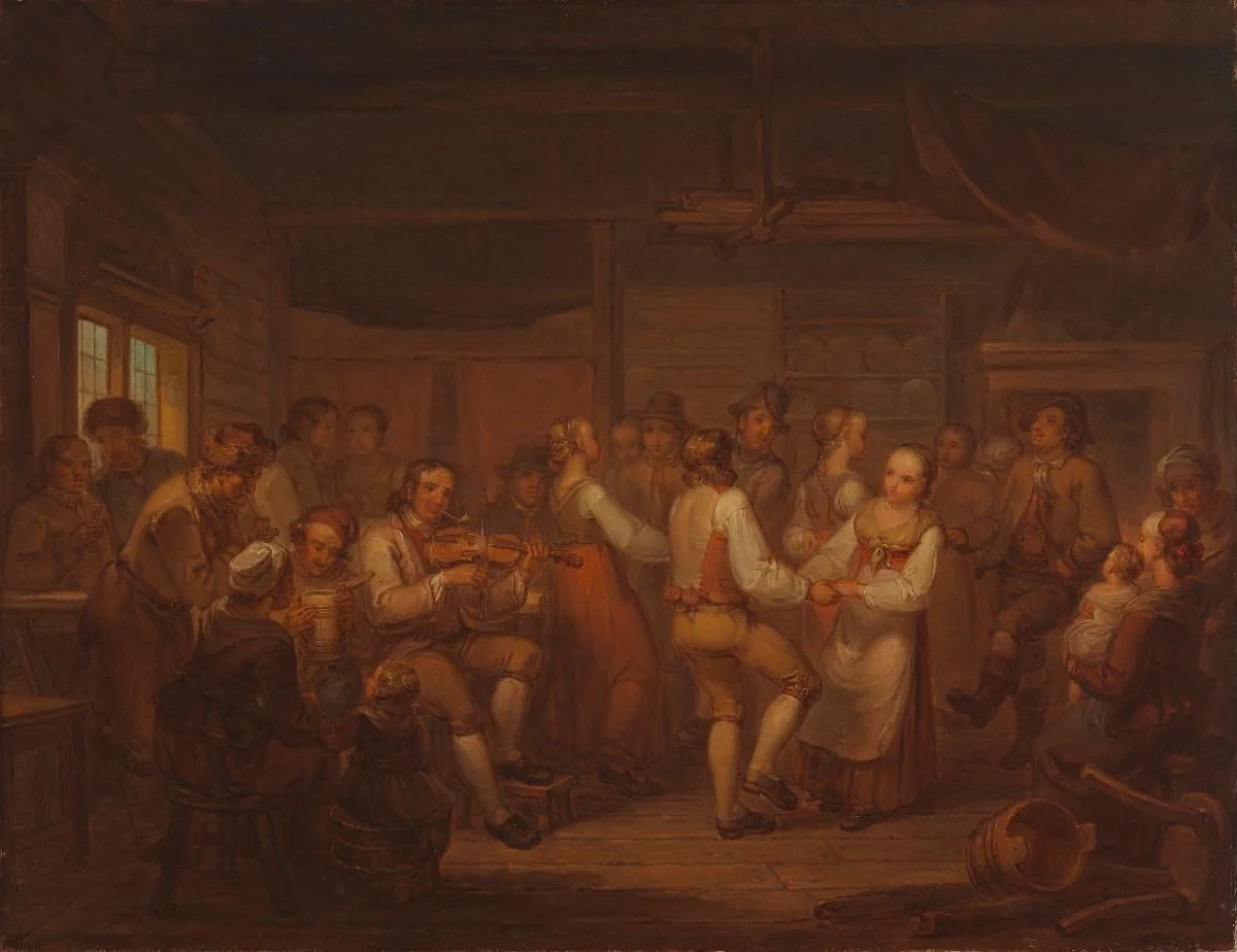 Talonpoikaistanssit Suomessa, by Aleksander Lauréus, unspecified