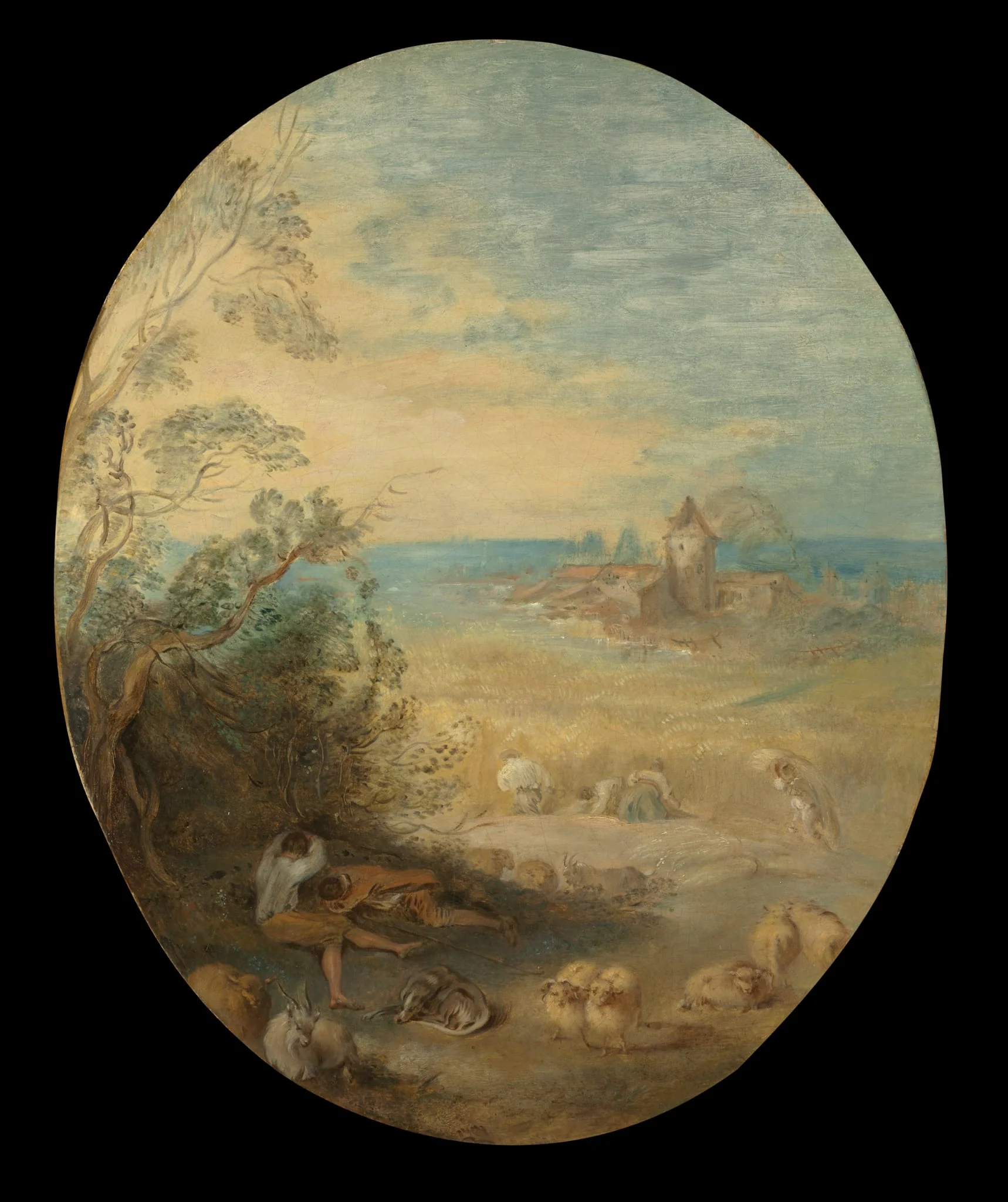 Summer, by Jean-Baptiste Pater, unspecified, 1728
