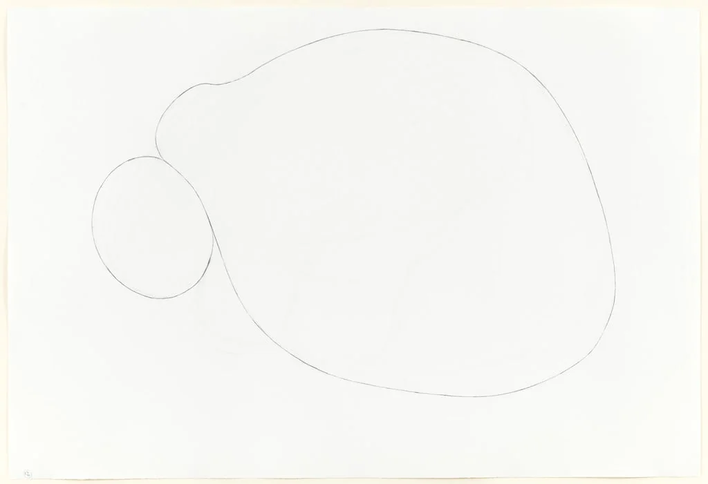 Untitled, by Richard Deacon, graphite, 1990