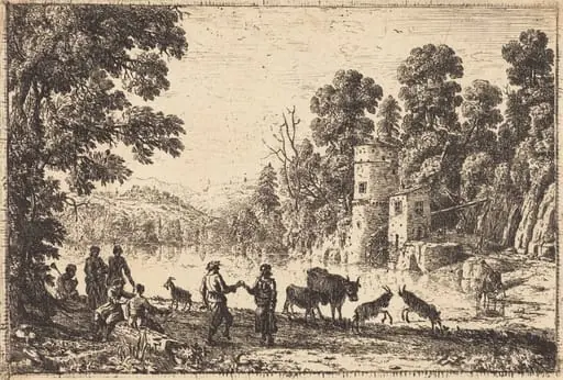The Dance on the River Bank (La danse au bord de l'eau)