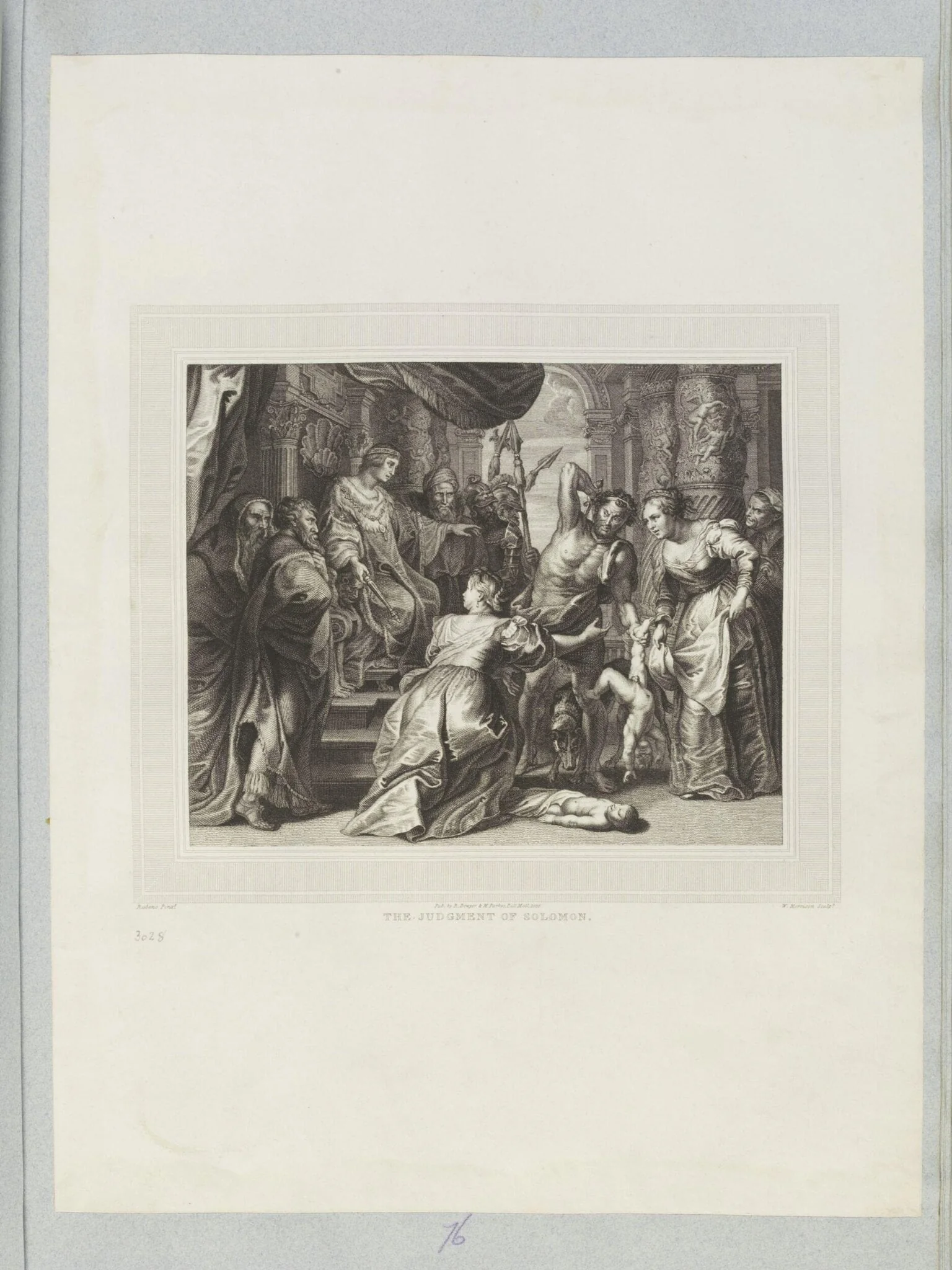 Judgment of Solomon, by W. Morrison, 1826