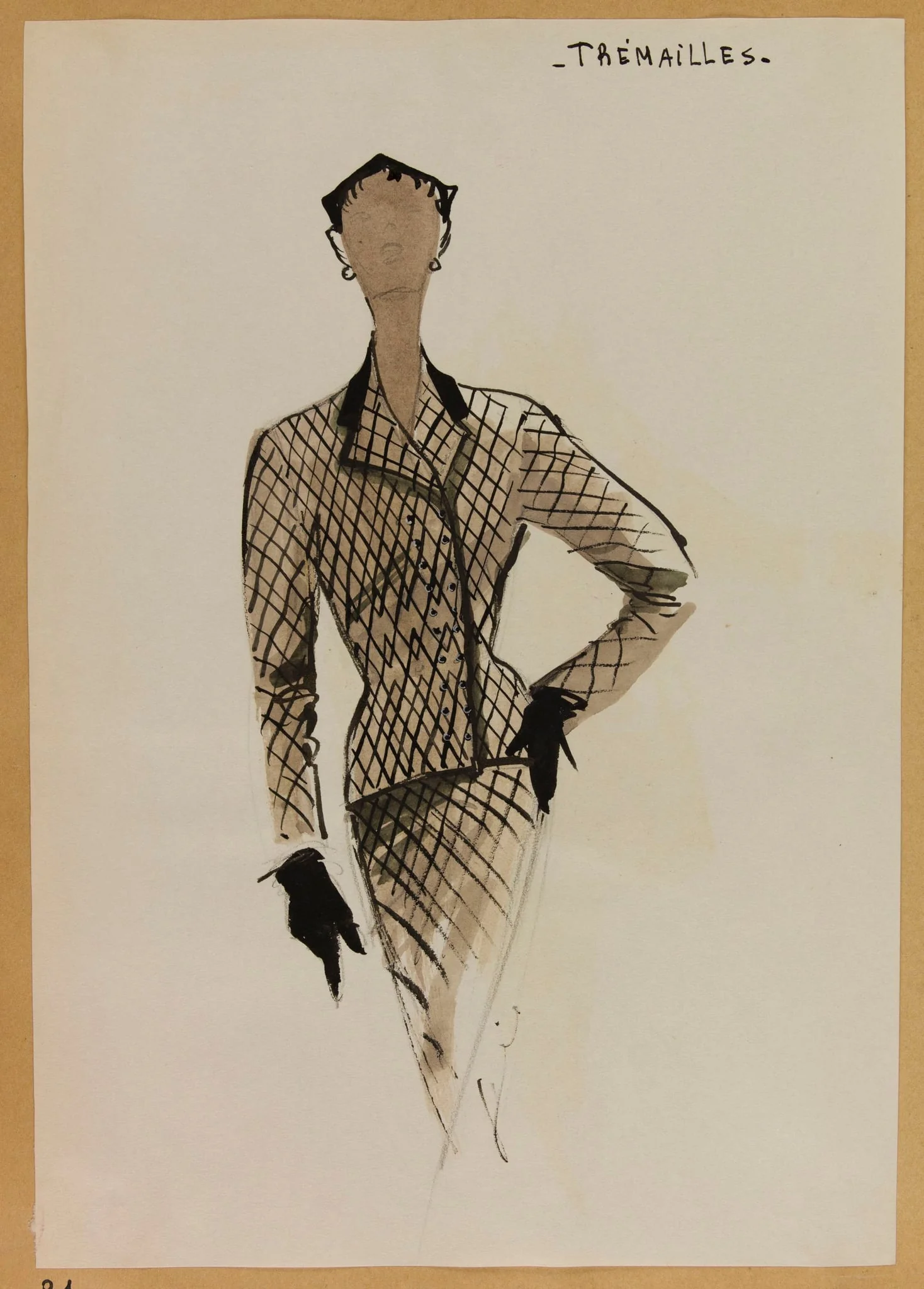 Trémailles, by Carven, 1952