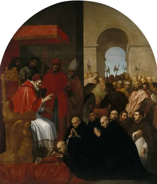 Saint Bruno and his Companions before Urban II