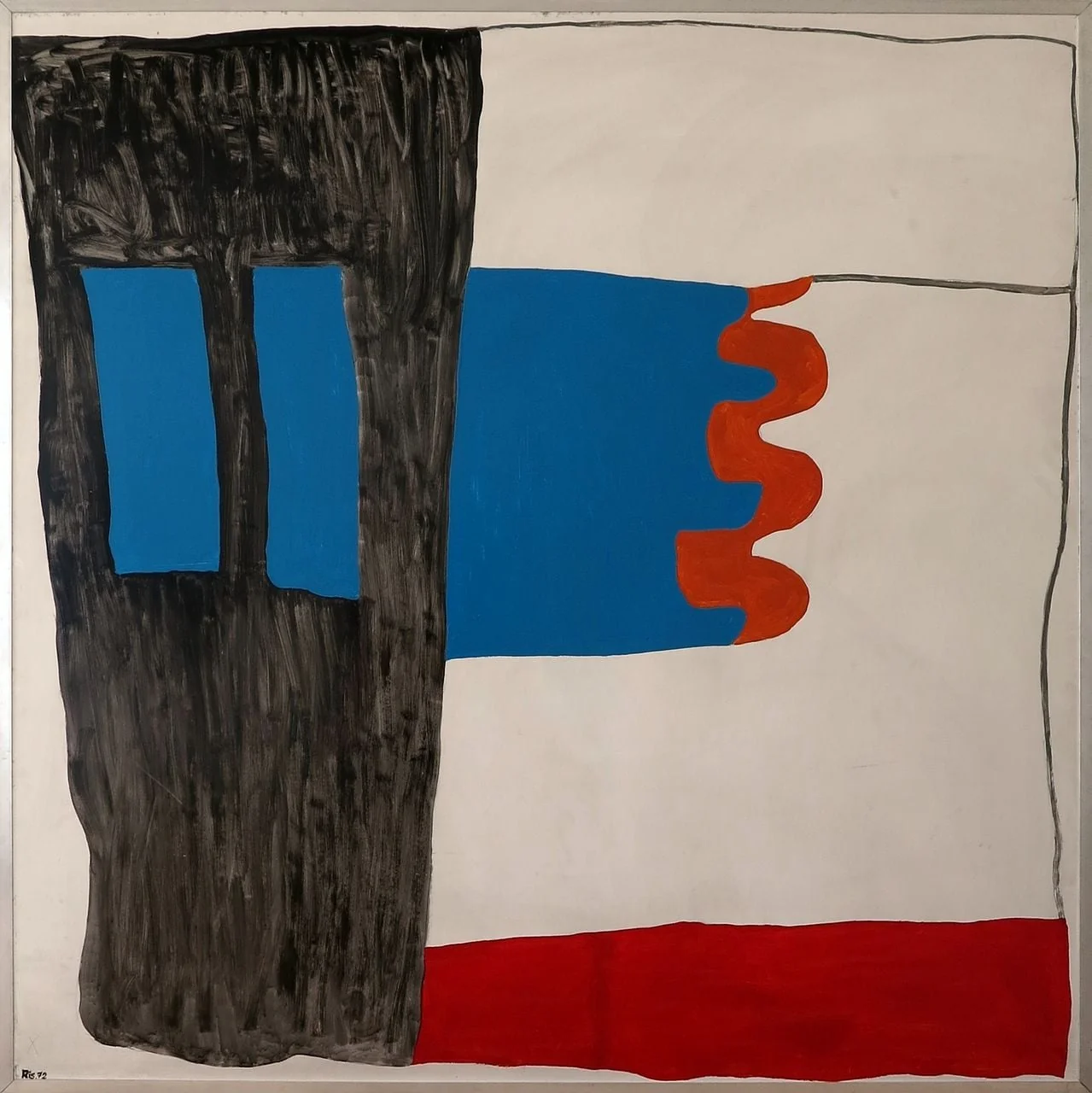Ris, Julia - Malerei, Le soleil espagnol, by Julia Ris, unspecified, 1972