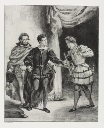 Hamlet:  Hamlet and Guildenstern