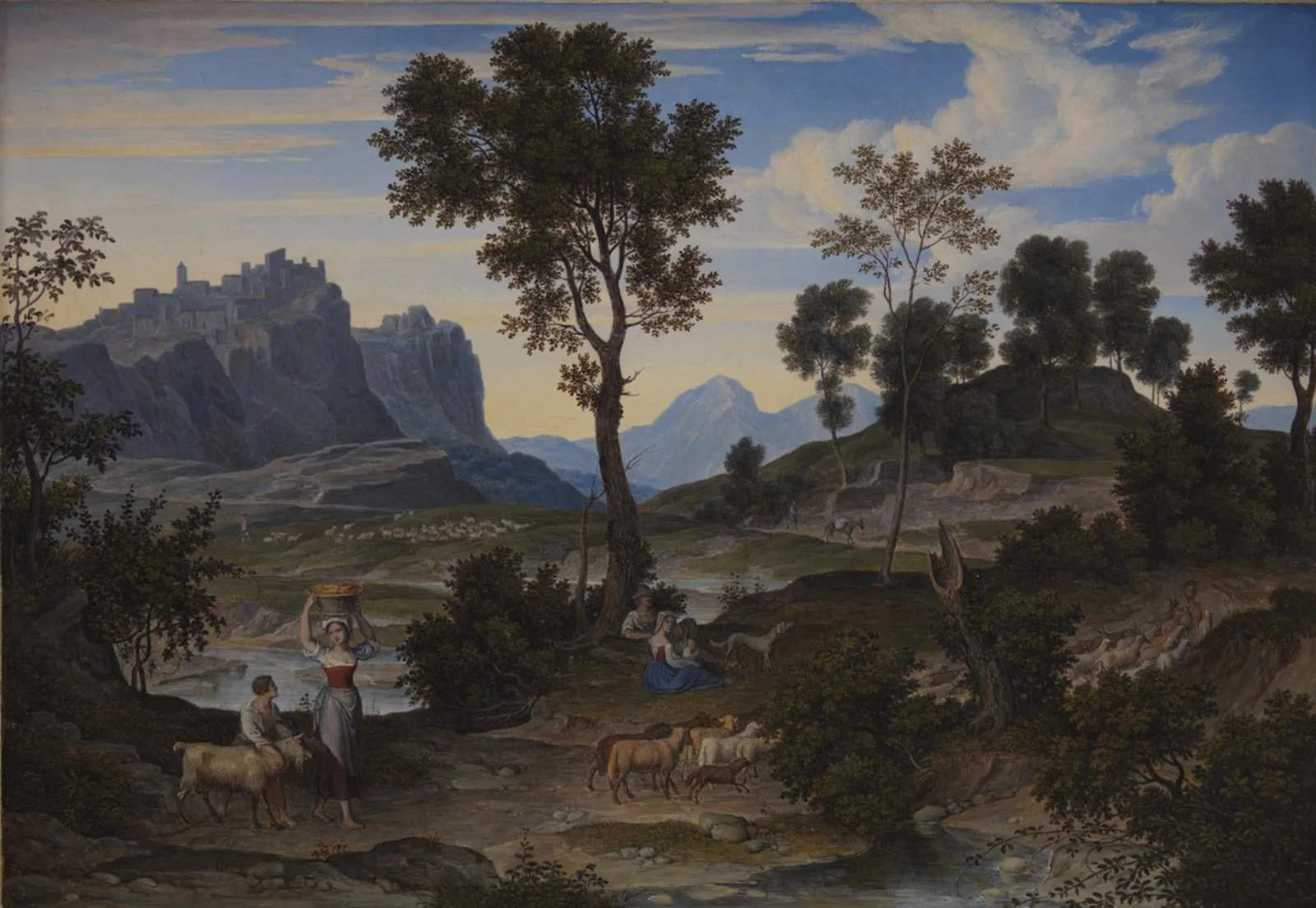 Landscape from Civitella near Olevano, by Unknown, unspecified, 1823